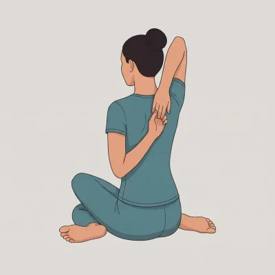 Cow Face Pose (Gomukhasana)