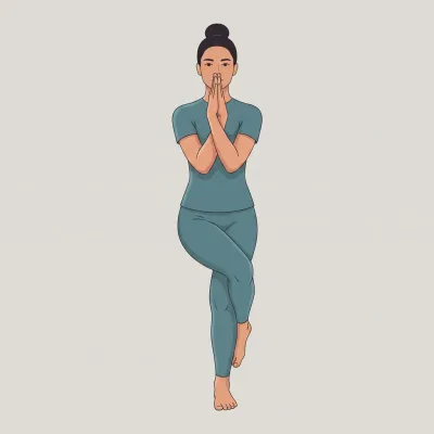 독수리 자세 (Garudasana)
