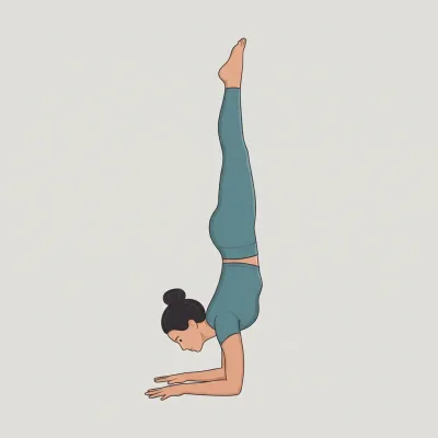 Unterarmstand (Pincha Mayurasana)