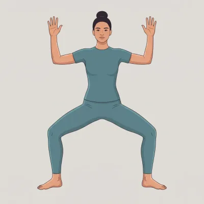 Goddess Pose (Utkata Konasana)
