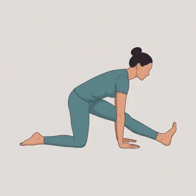 Halber Spagat (Ardha Hanumanasana)