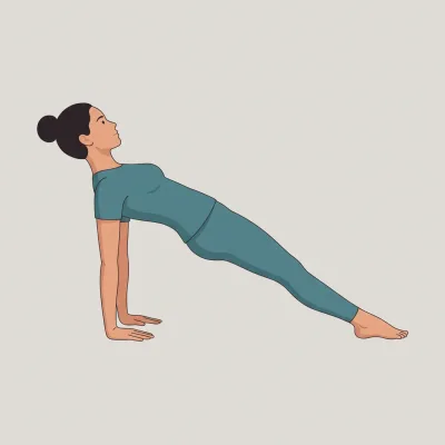 Umgekehrtes Brett (Purvottanasana)