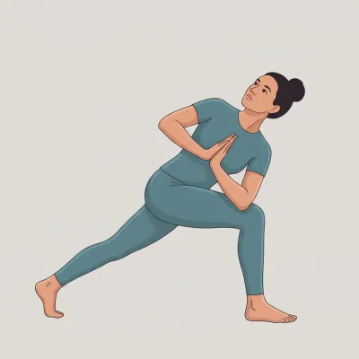 Angolo Laterale in Torsione (Parivrtta Parsvakonasana)