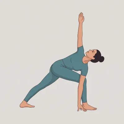 Triangolo in Torsione (Parivrtta Trikonasana)