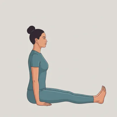 Stabhaltung (Dandasana)