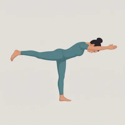 전사 자세 III (Virabhadrasana III)
