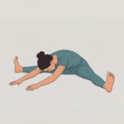 Wide-Angle Seated Forward Fold (Upavistha Konasana)