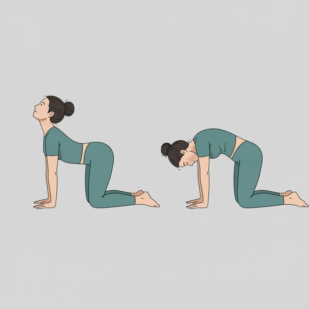 猫牛式 (Marjaryasana-Bitilasana)