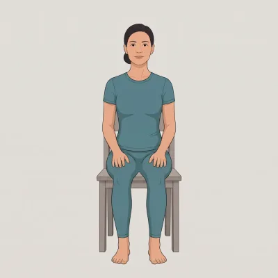 Seated Mountain (chair yoga)