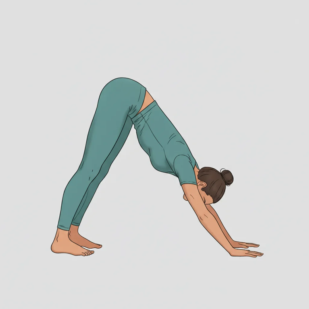 Downward Dog (Adho Mukha Svanasana) yoga pose