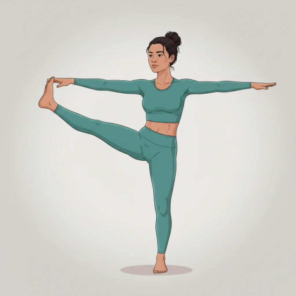 손으로 엄지발가락 잡는 자세 (Utthita Hasta Padangusthasana)