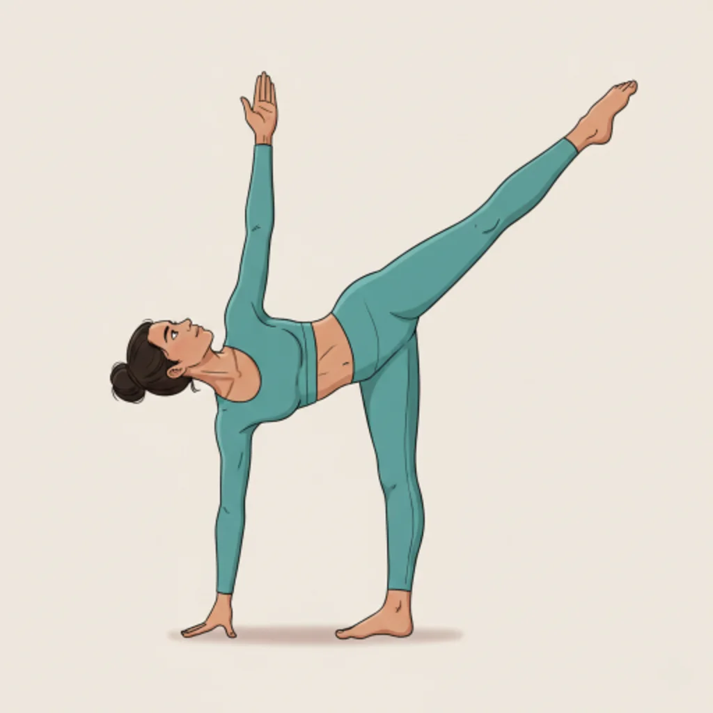 반달 자세 (Ardha Chandrasana)
