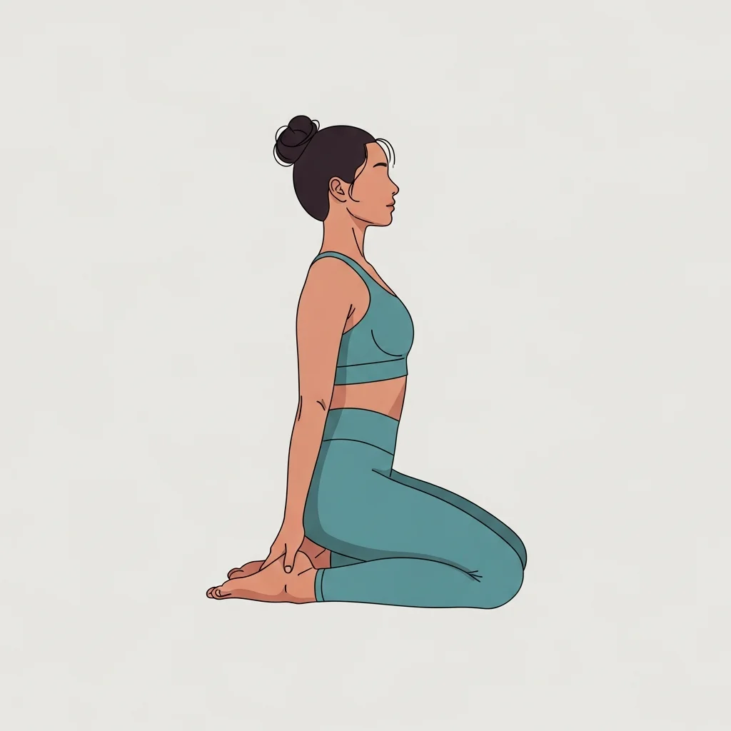 Heldenhaltung (Virasana)