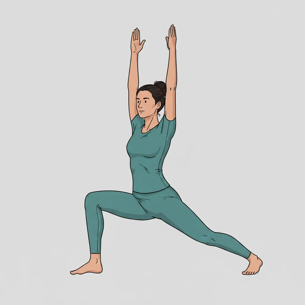 ऊँचा लंज आसन (Ashta Chandrasana)