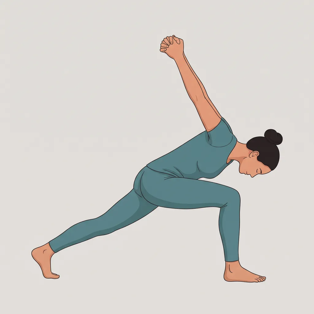 Demütiger Krieger (Baddha Virabhadrasana)