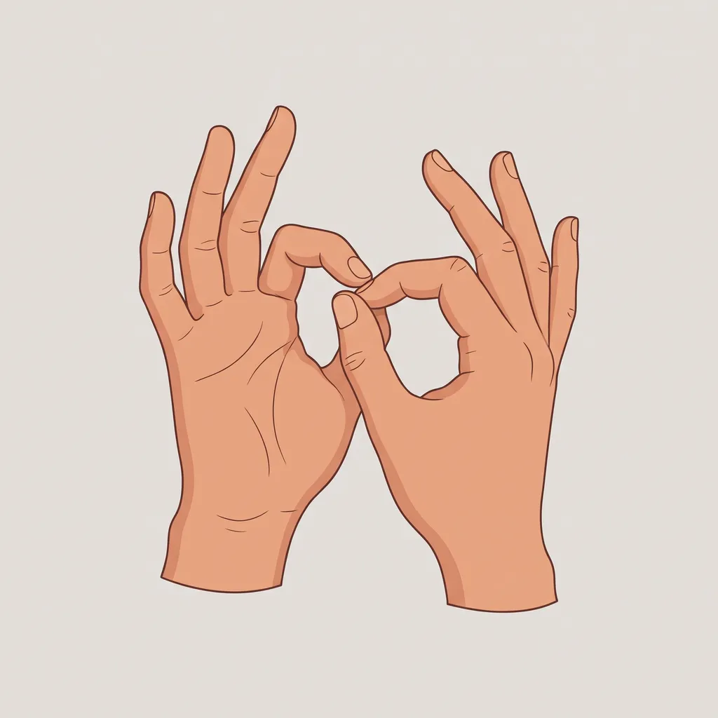 Dharmachakra Mudra (Dharmacakra Mudrā) hand mudra