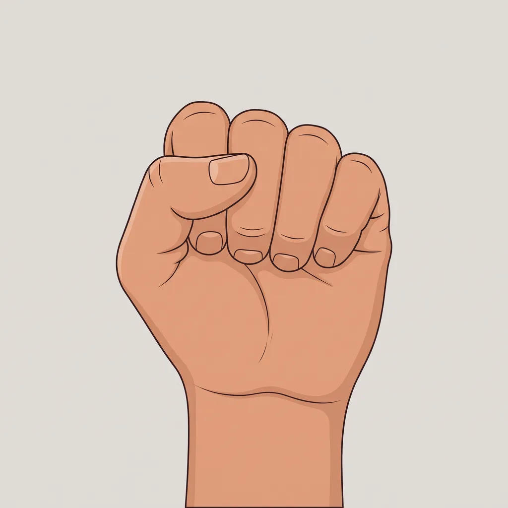 Mushti Mudra (Muṣṭi Mudrā) hand mudra