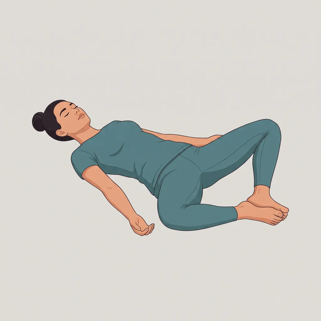 Reclined Bound Angle (Supta Baddha Konasana) yoga pose