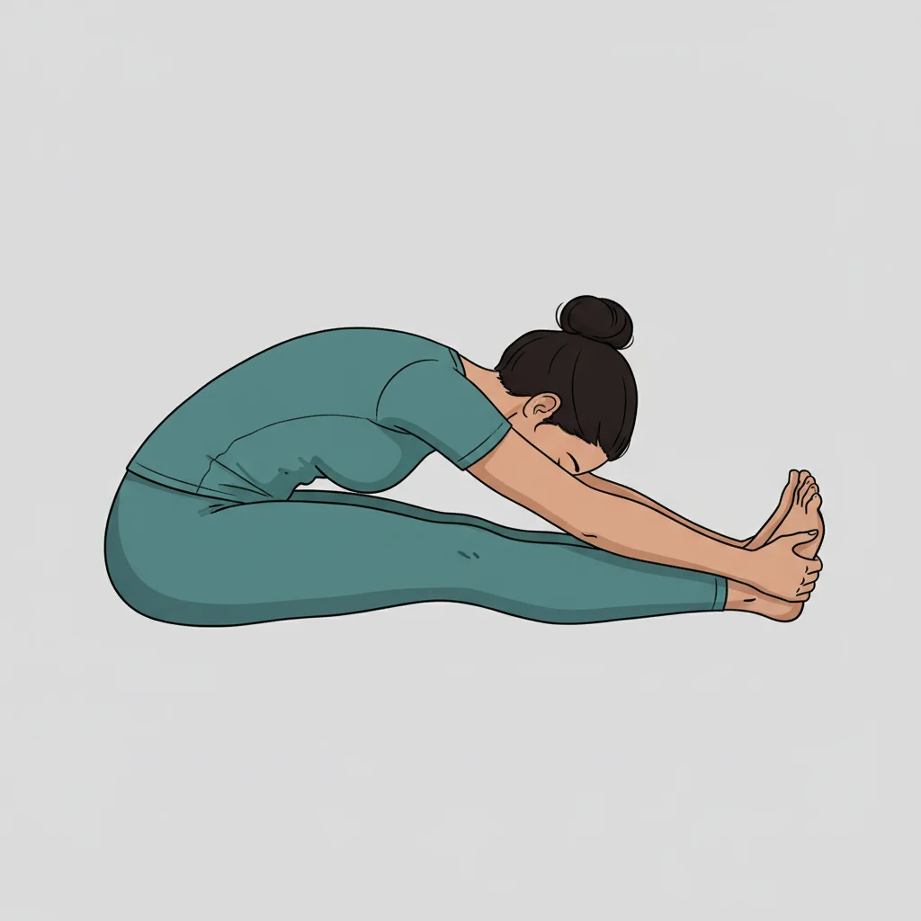 Seated Forward Fold (Paschimottanasana) yoga pose