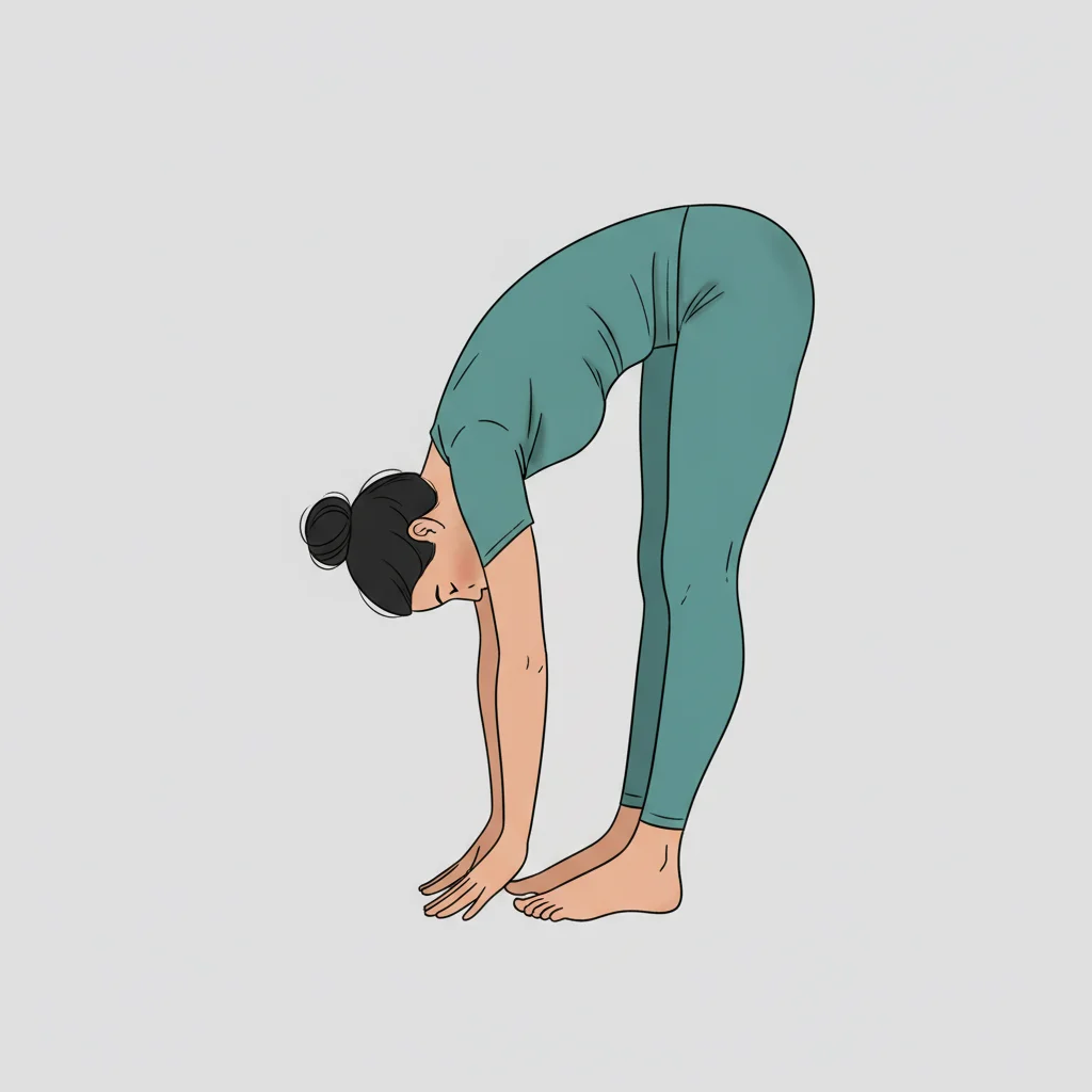 Standing Forward Fold (Uttanasana) yoga pose