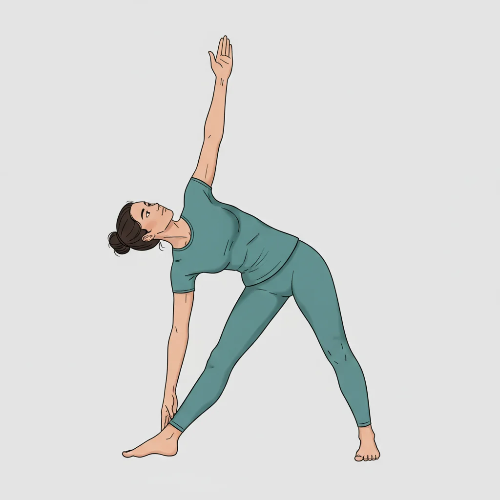 三角式 (Trikonasana)